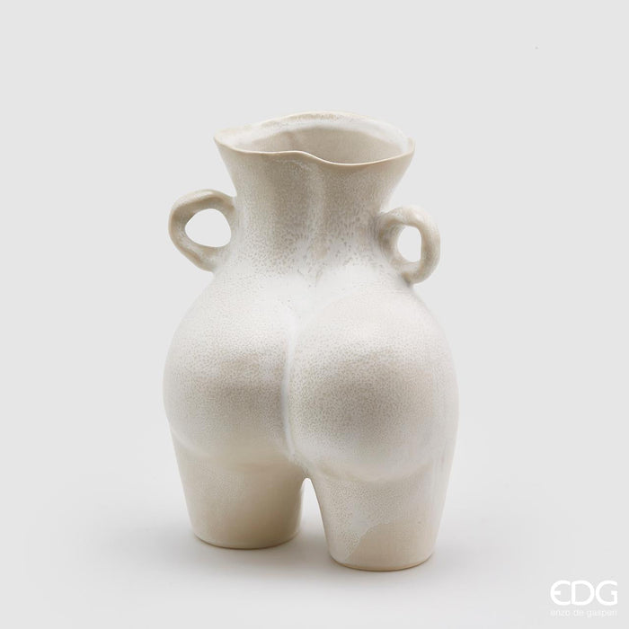 EDG Enzo De Gasperi Vaso Chakra Booty Avorio H27 cm Arte e svago EDG
