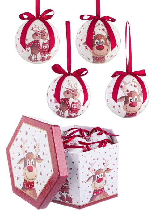 Bizzotto Palline di Natale ''Donner'' Ø 75 14 Pezzi Decorazioni natalizie Bizzotto
