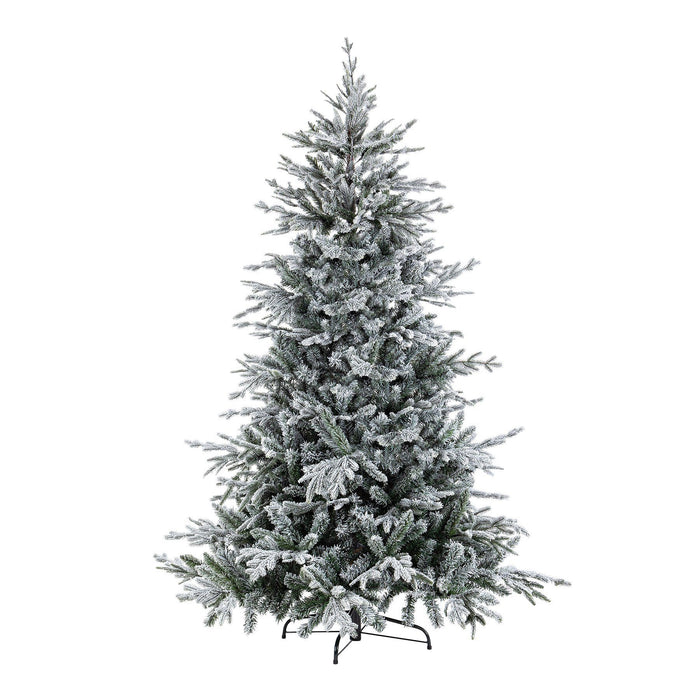 Albero di Natale San Martino Innevato Effetto Realistico PVC e PE Bizzotto