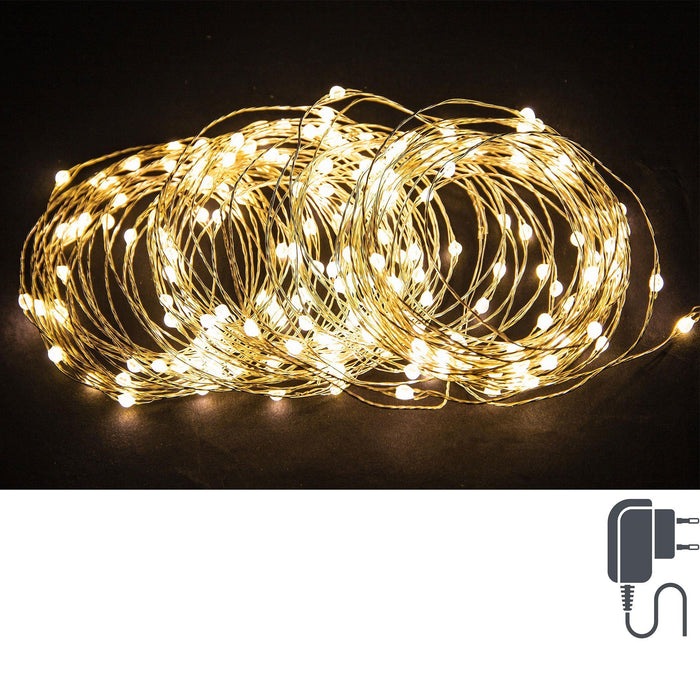Luci Natalizie Catena 300 Microled Lux Classic IP44 Bizzotto