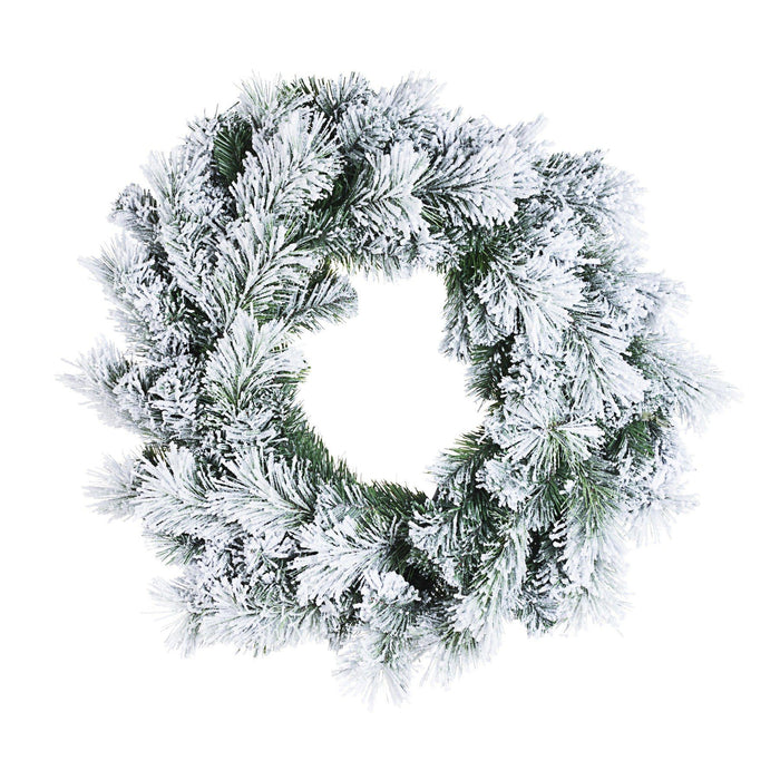 Corona Natalizia Innevata Cermis D60 Decorazioni natalizie luxornow