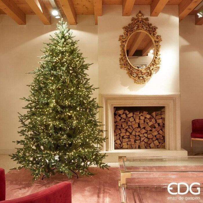 EDG Albero di Natale Pino Luxury con LED H.240 cm Albero di Natale Tradizionale EDG