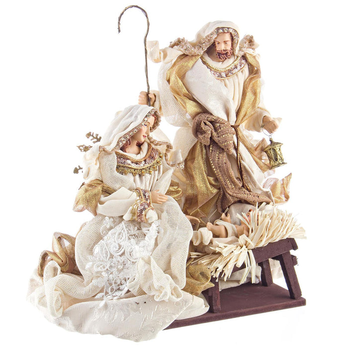 Bizzotto Natività Monoblocco Champagne Fastosa Statue H38cm Bizzotto