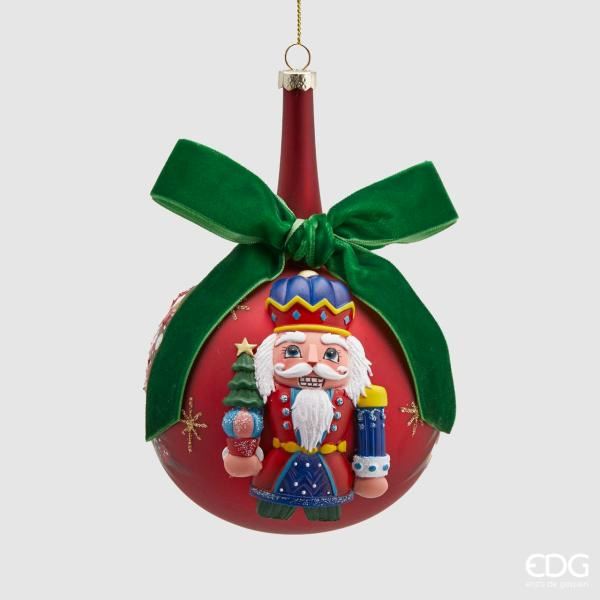 Palla Di Natale In Vetro Soldatino Neck Con Collo Lungo D100 Decorazioni natalizie EDG
