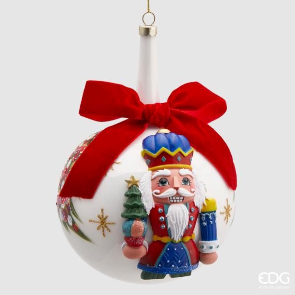 Palla Di Natale In Vetro Soldatino Neck Con Collo Lungo D120mm Decorazioni natalizie EDG