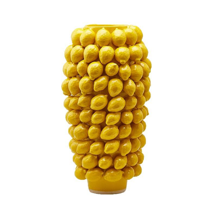 Enzo De Gasperi Vaso Chakra con Limoni Alto H60 Cm Vasi EDG