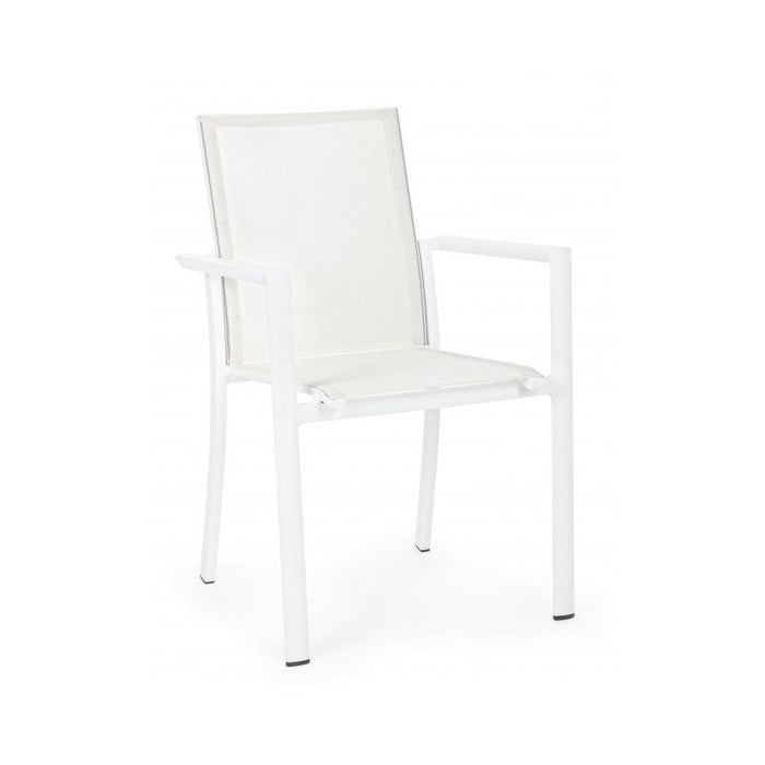 Sedia C-Br Konnor Bianco Bizzotto Cod.0662737 Arredo Giardino Bizzotto