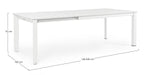Tavolo Allungabile in Alluminio per esterni 160-240x100 Konnor Bizzotto Bizzotto 