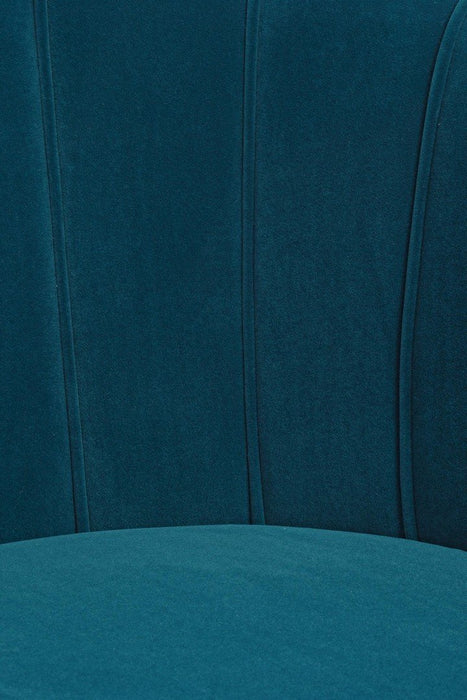 Poltrona giliola blu pavone — Luxornow