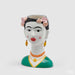 EDG Enzo de Gasperi Vaso Frida Khalo Con Orecchini H 27 cm Verde luxornow 