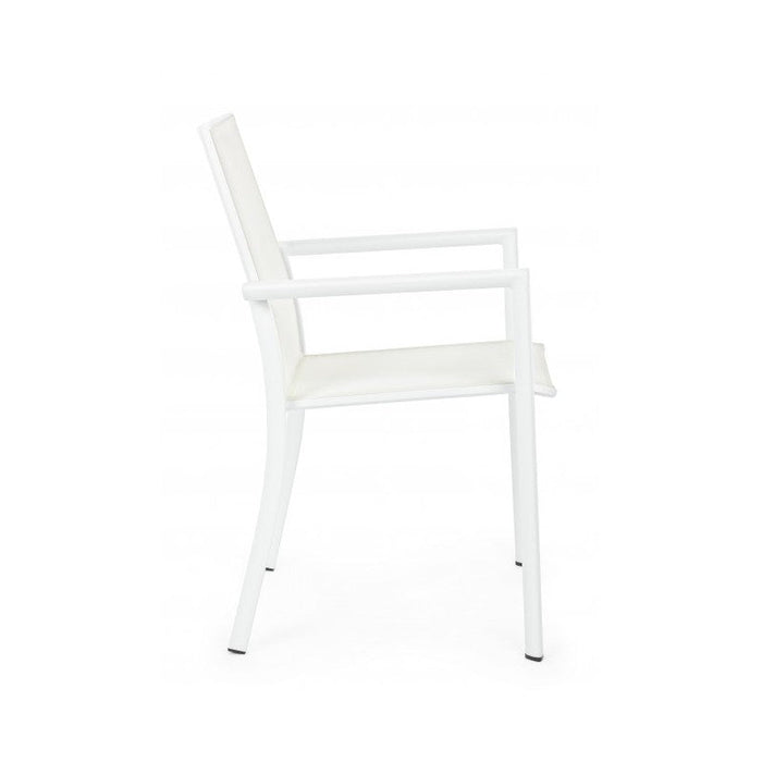 Sedia C-Br Konnor Bianco Bizzotto Cod.0662737 Arredo Giardino Bizzotto 